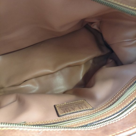 PRIMA CLASSE Hand Bag Brown PVC - Picture 8 of 9